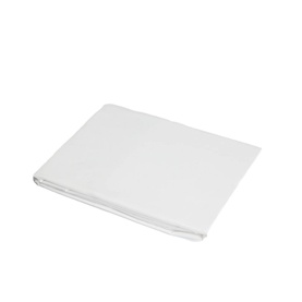 400 Thread Count White Sateen Fitted Sheet