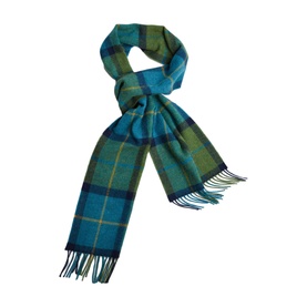Shannon Check Lambswool Scarf