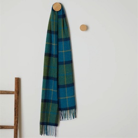 Shannon Check Lambswool Scarf