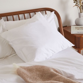 300 Thread Count White Square Pillowcase
