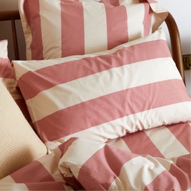 300 Thread Count Rose Wide Stripe Pillowcase Set