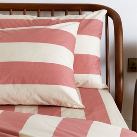 300 Thread Count Rose Wide Stripe Pillowcase Set