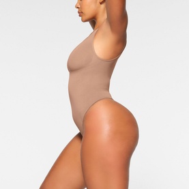Scoop Neck Thong Bodysuit Sienna