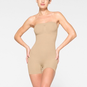 Strapless Shortie Bodysuit Clay