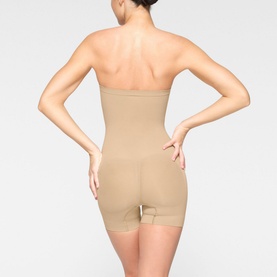 Strapless Shortie Bodysuit Clay