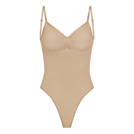 Low Back Thong Bodysuit Clay