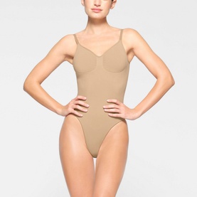 Low Back Thong Bodysuit Clay