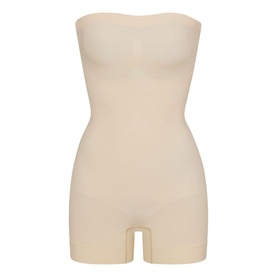 Strapless Shortie Bodysuit Sand