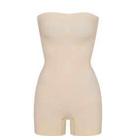 Strapless Shortie Bodysuit Sand