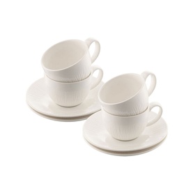 Erne Teacup & Saucers Set of Four