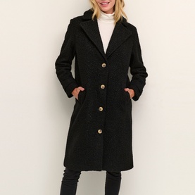 Anne Single-Breasted Teddy Coat