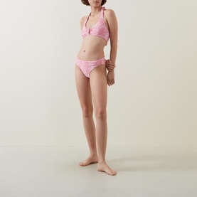 Ischia Printed U-Bar Bikini Top