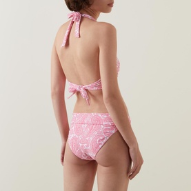 Ischia Printed U-Bar Bikini Top