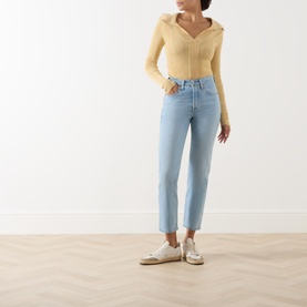 501&reg; High-Rise Straight Leg Cropped Jeans