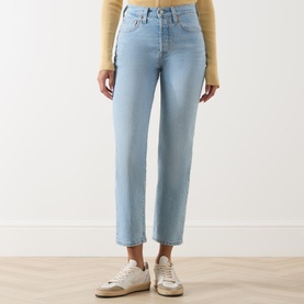 501&reg; High-Rise Straight Leg Cropped Jeans