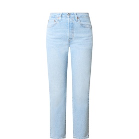 501&reg; High-Rise Straight Leg Cropped Jeans