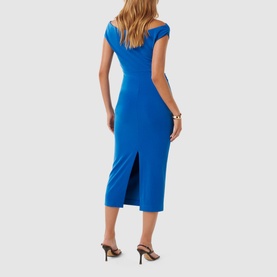 Alexa Ruched Off-The-Shoulder Dress