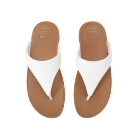 Lulu Leather Toe-Post Sandals