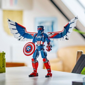 Captain America Construction Figure