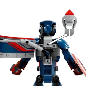 Captain America Construction Figure