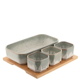 Tivoli Serving Set Bamboo Board