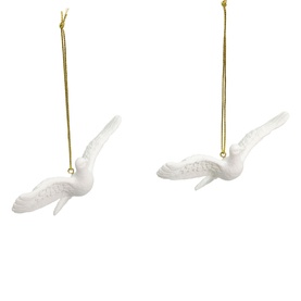 Doves of Friendship Two-Pack Tree Decoration Set
