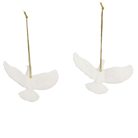 Doves of Friendship Two-Pack Tree Decoration Set