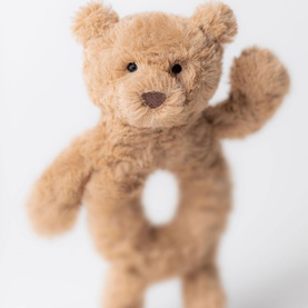 Bartholomew Bear Ring Rattle 18cm