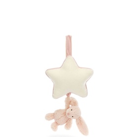 Bashful Blush Bunny Musical Pull