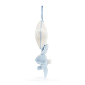 Bashful Baby Blue Bunny Musical Pull