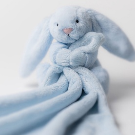 Bashful Baby Blue Bunny Soother