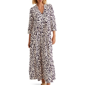 Penele Geometric Print Dress