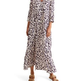 Penele Geometric Print Dress