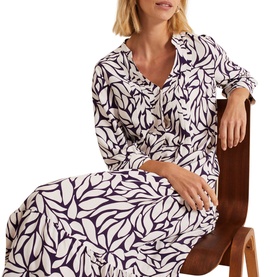 Penele Geometric Print Dress