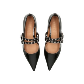 Eyelets Ballet Flats