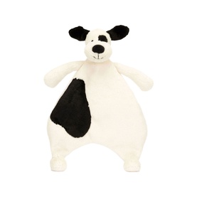Bashful Black & Cream Puppy Comforter