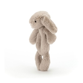 Bashful Beige Bunny Ring Rattle 18cm