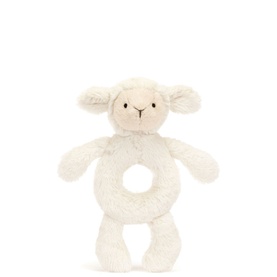 Bashful Lamb Ring Rattle 18cm