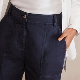 High-Rise Tapered Chinos
