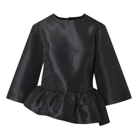 Crispy Peplum Blouse