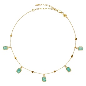 Lena Charm Choker Necklace