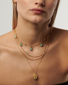 Lena Charm Choker Necklace