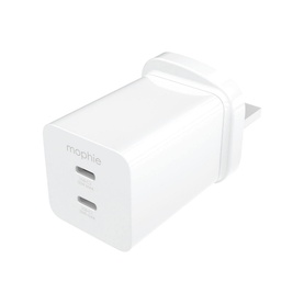 Essentials Duel USB-C 50w Plug White