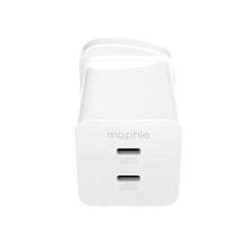 Essentials Duel USB-C 50w Plug White
