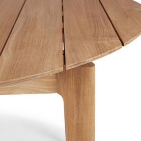 Bok Outdoor Dining Table 125cm Teak Round