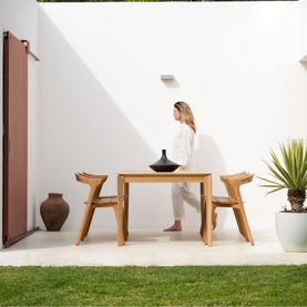 Bok Outdoor Dining Chair Teak