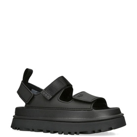 GoldenGlow Flatform Sandals