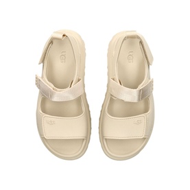 GoldenGlow Flatform Sandals