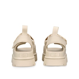 GoldenGlow Flatform Sandals