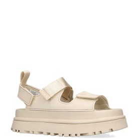 GoldenGlow Flatform Sandals
